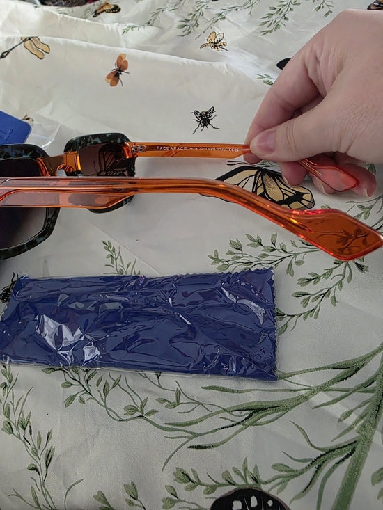 Face A Face Paris BLANK 2 Handmade Italy Designer Sunglasses Orange Green NWT main image 10